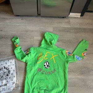 Green ChromeHearts Hoodie Brand New